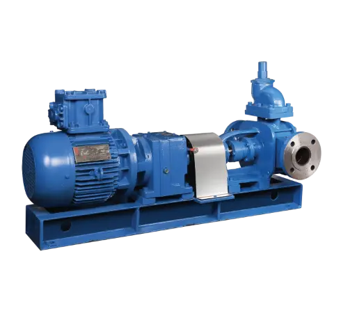 shuttle block pump set with motor on base frame – Delta PD Pumps Mumbai