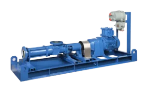 "twin screw pump set with motor and base frame – Delta PD Pumps manufacturer India