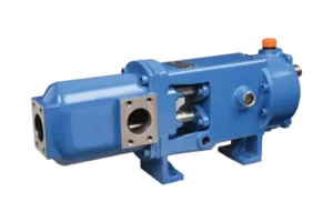 twin screw pump internal design with screw assembly – Delta PD Pumps India