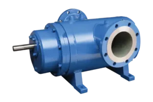 twin screw pump casing with flanged barrel inlet – positive displacement pump India