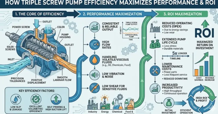 triple screw pump