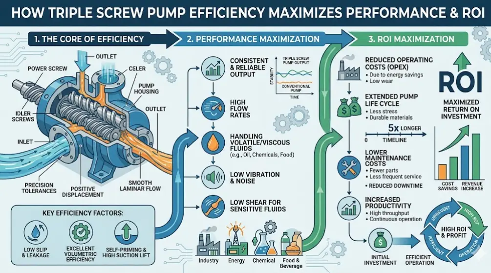 triple screw pump